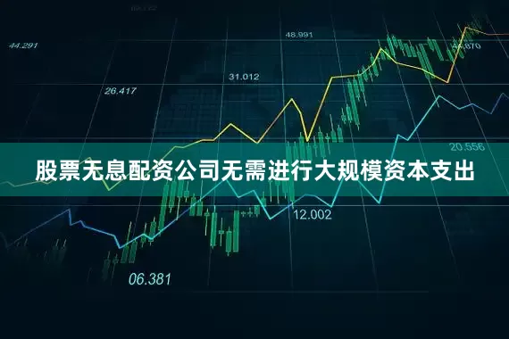 股票无息配资公司无需进行大规模资本支出